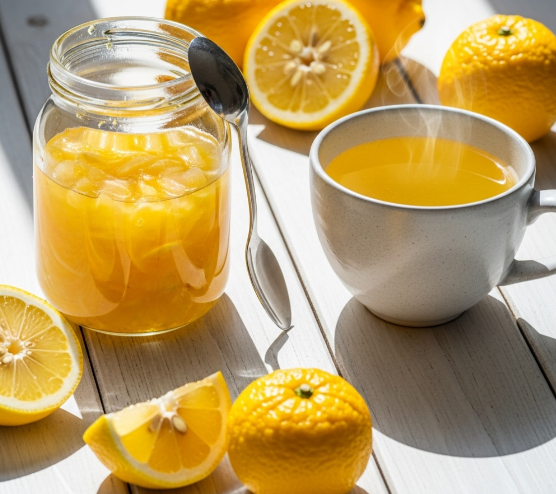 상큼한 비타민 폭탄, 유자차
