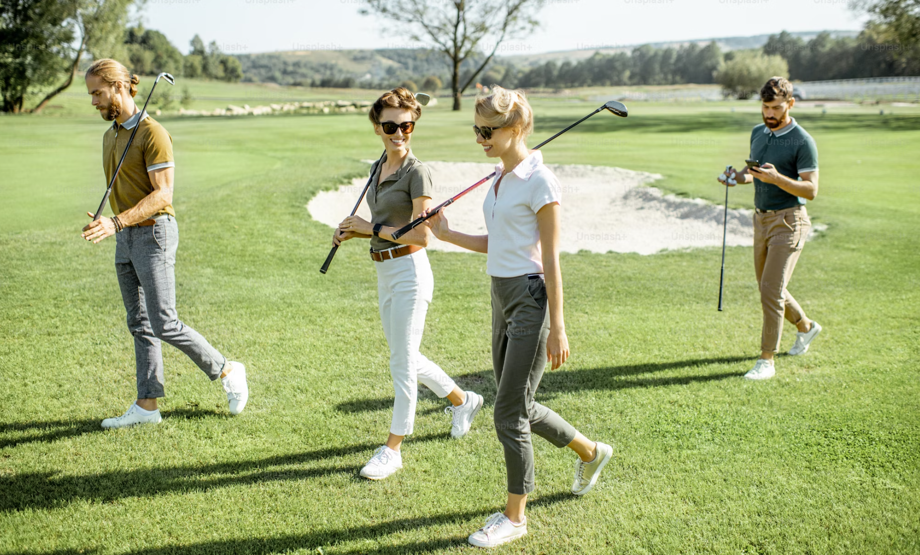 골프치는 사람들