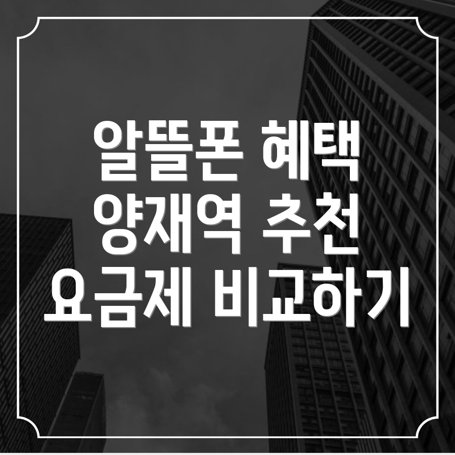 알뜰폰 요금제