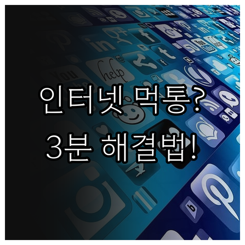 DNS 서버 응답 없음 3분 만에 해..