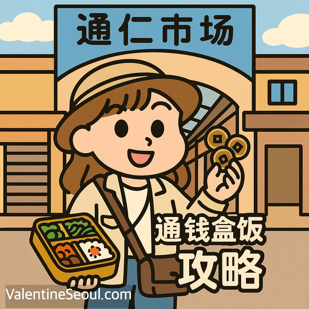 首尔西村通仁市场游览，铜钱盒饭与美食店秘诀全攻略（最新）