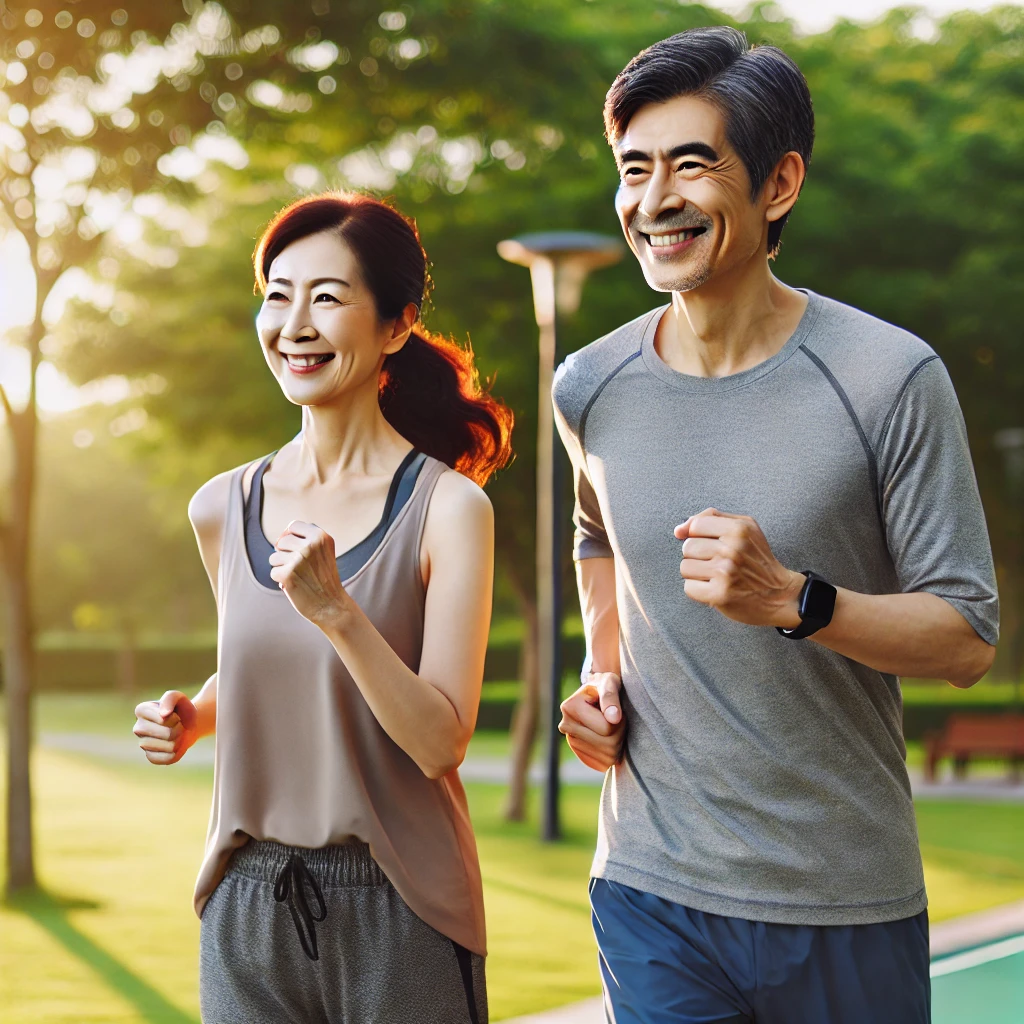 조깅하는-중년-부부