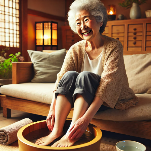 노인의 손발 저림 통증