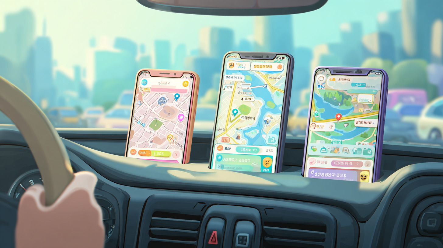 자동차 내비게이션 앱 사용법(초보 운전)