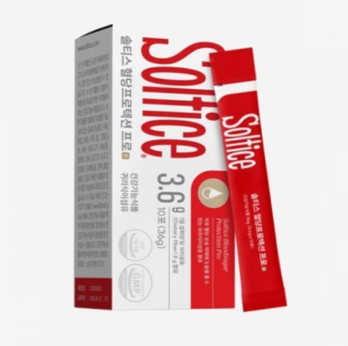 솔티스혈당프로텍션프로-1박스와-1포가-함께-있는-사진입니다.