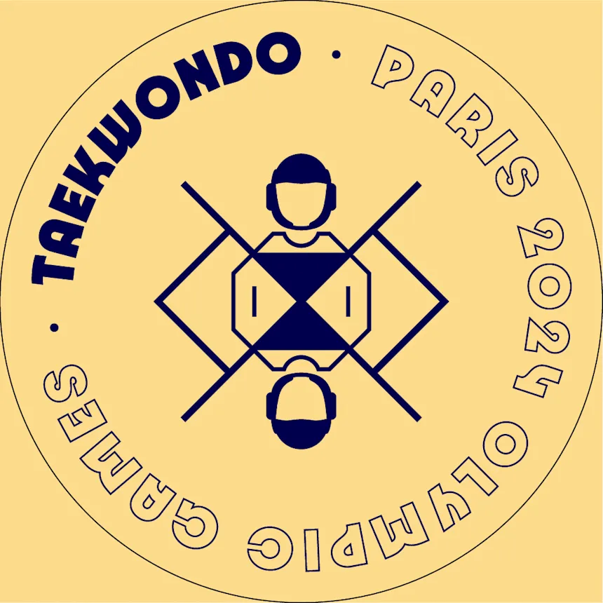 2024 파리올림픽 태권도 픽토그램