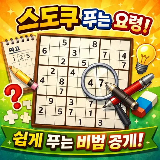 스도쿠 푸는 요령 및 규칙
