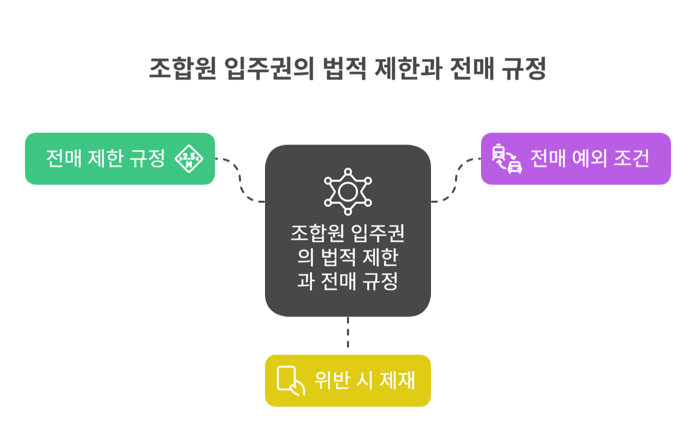 법적 제한과 전매 규정
