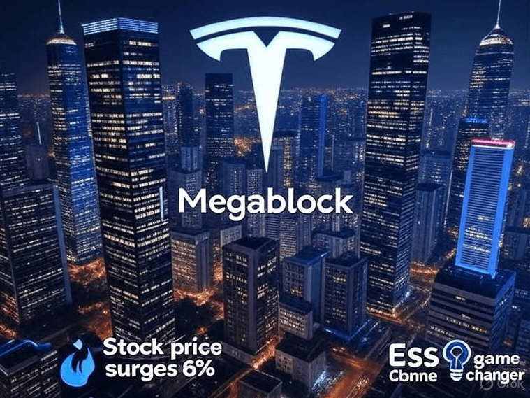 테슬라 메가블록과 관련된 이미지