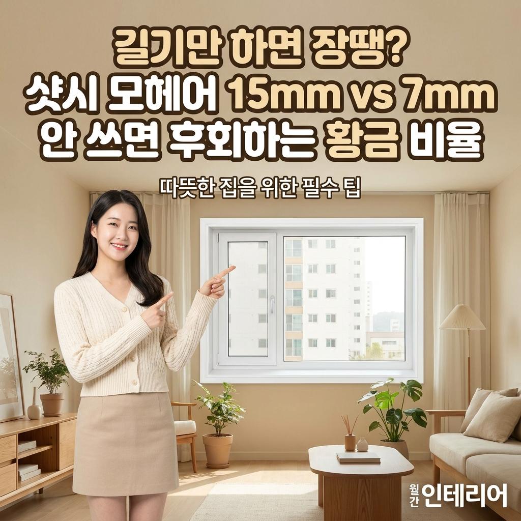 샷시 털 길이 다 똑같으면 집 망가집니다! 원주 횡성 전원주택 벌레 막는 15mm vs 소음 잡는 7mm의 비밀