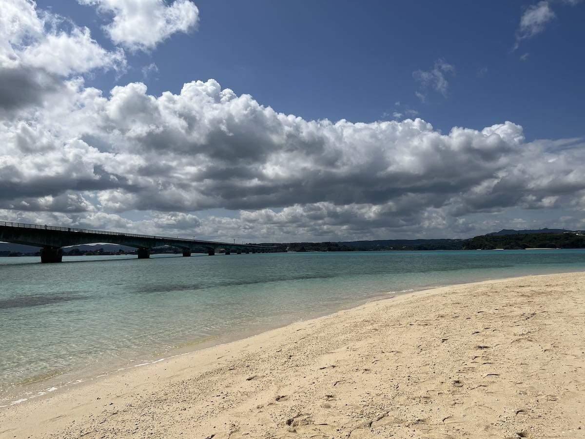 코우리섬에서 보는 코우리대교