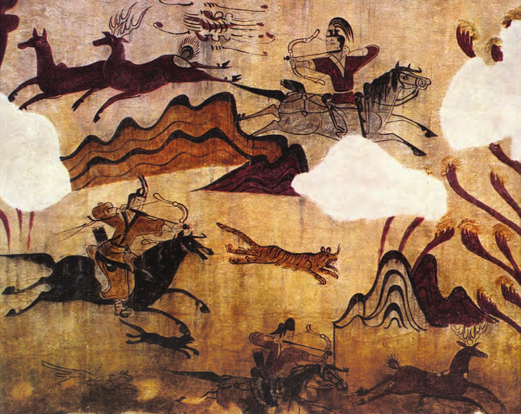 무용총 수렵도(모사도)