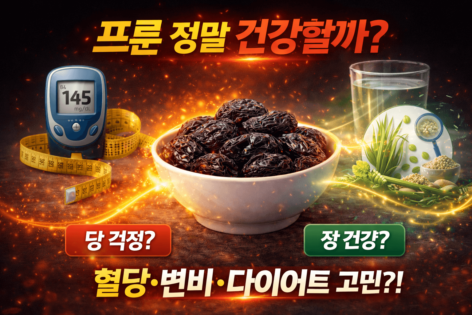 프룬 장단점 분석 (혈당, 변비, 다이어트)