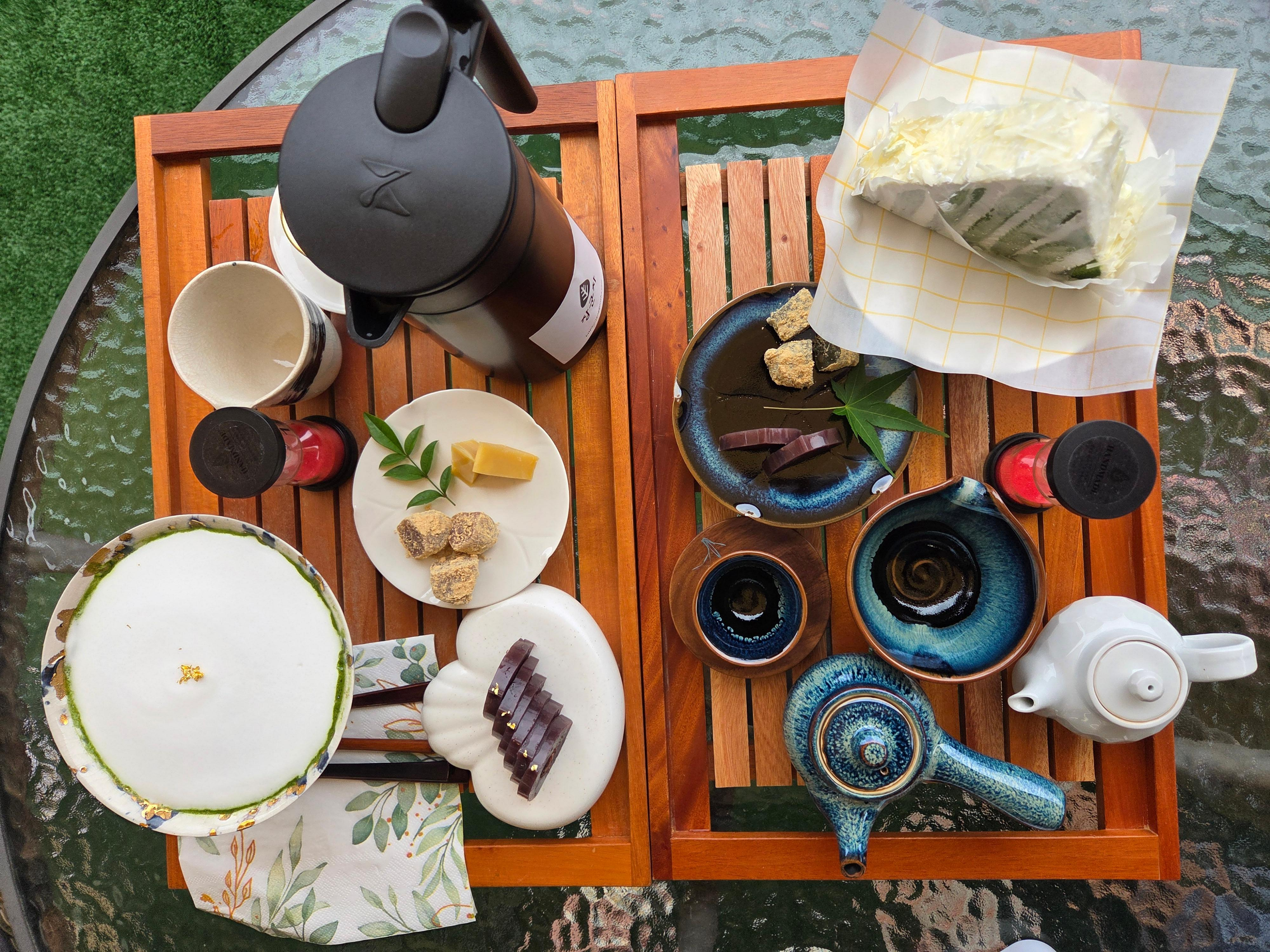 우리가 장군차 산들에서 시킨 메뉴