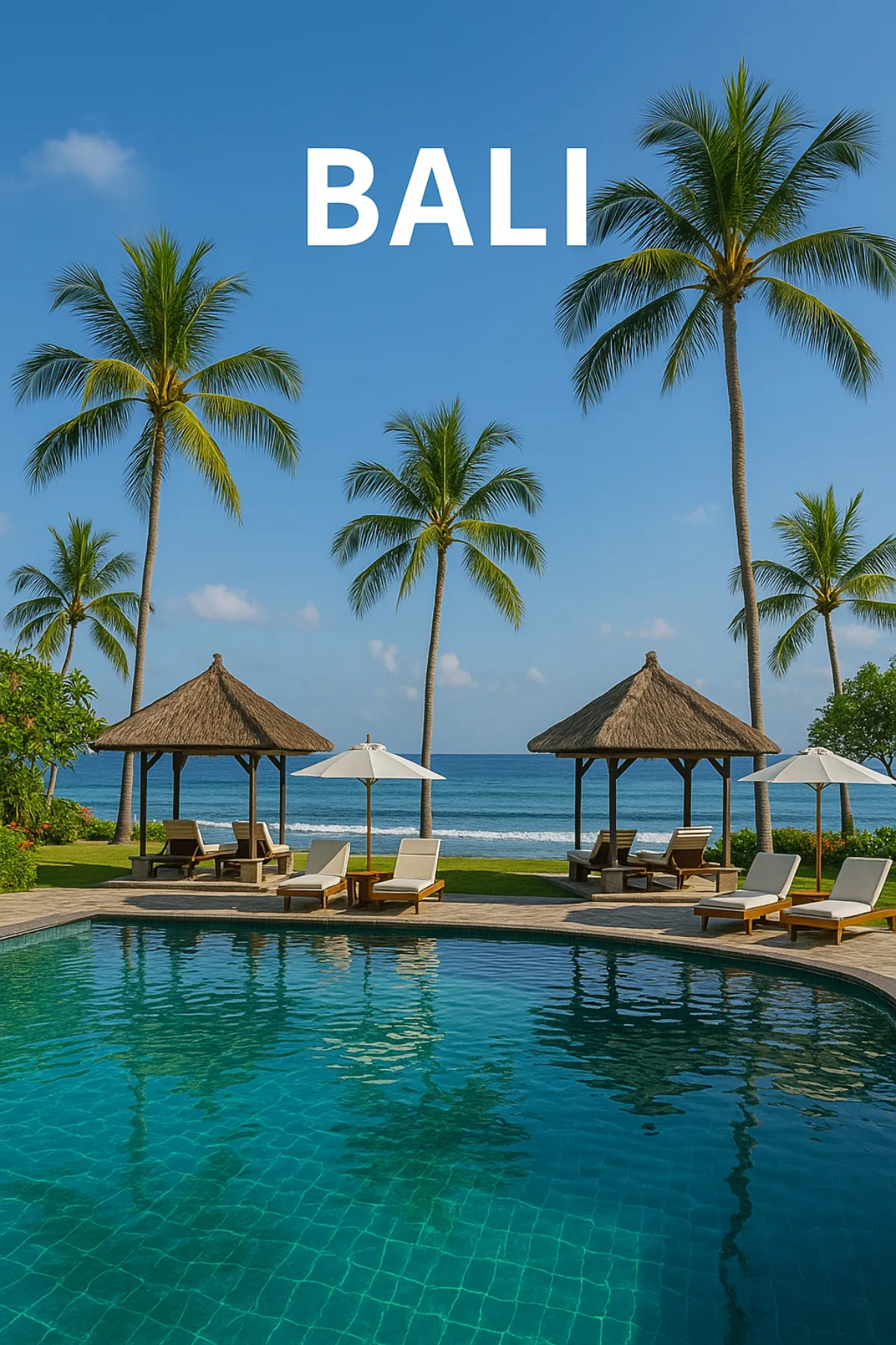 발리 휴양지 사진