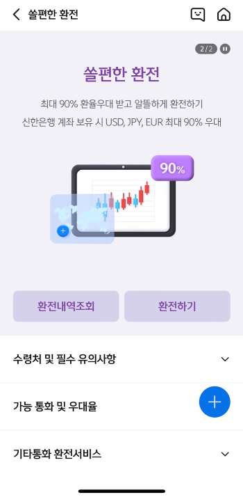 신한은행 환전