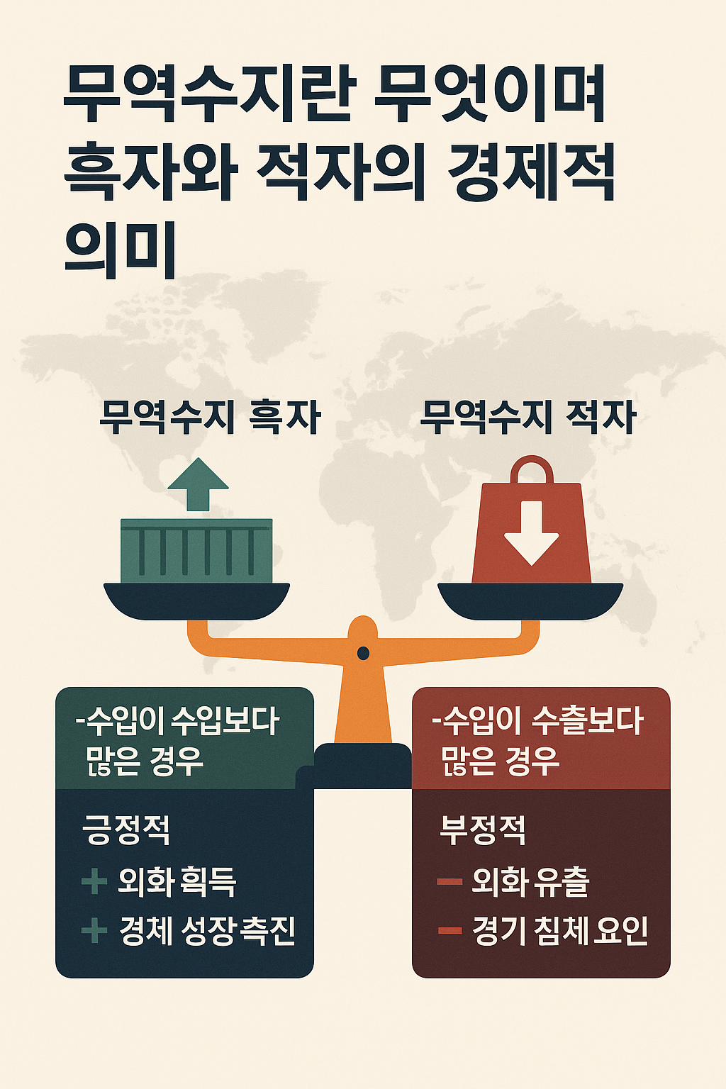 무역수지 흑자 적자 사진
