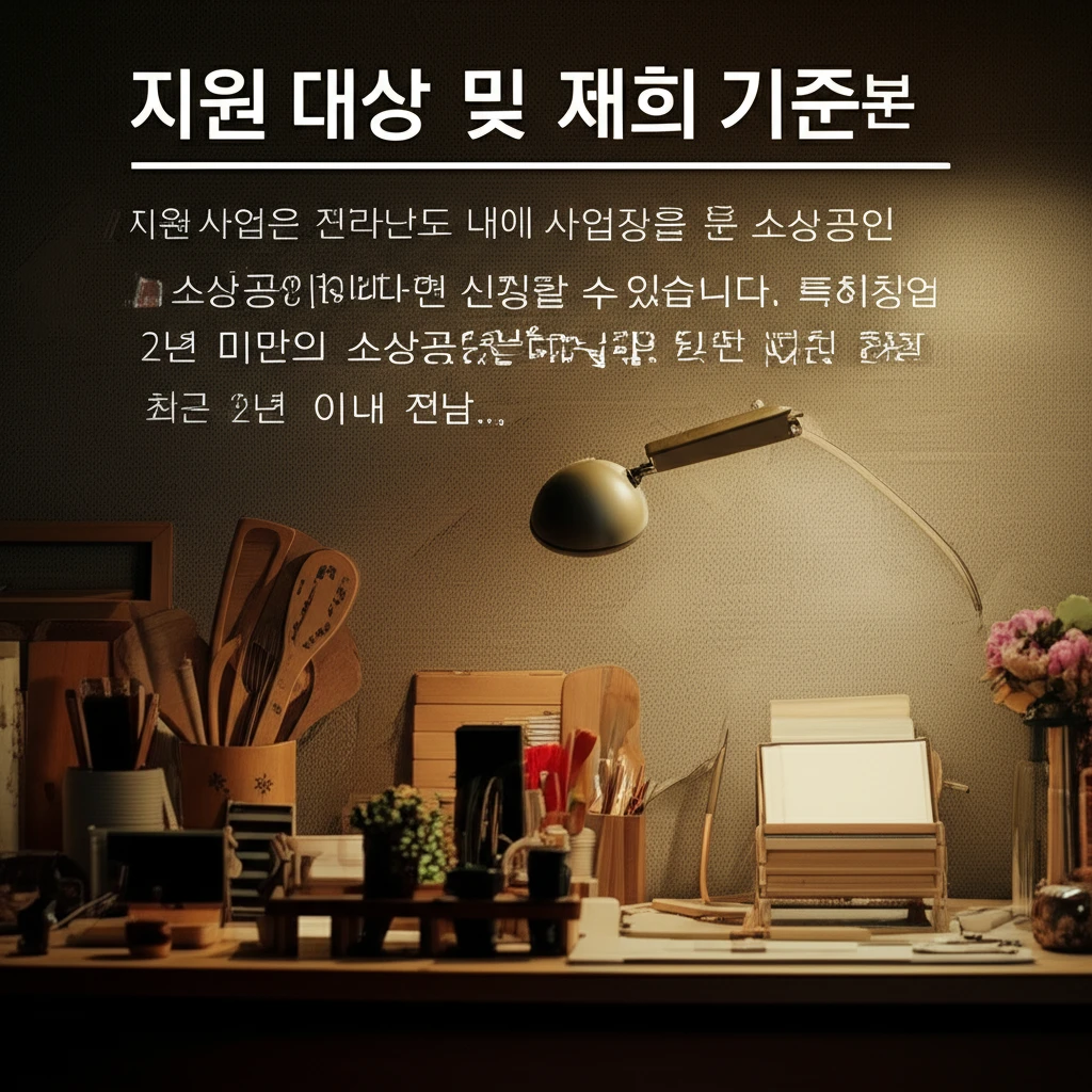 전라남도 2025 소상공인 창업자금 ..