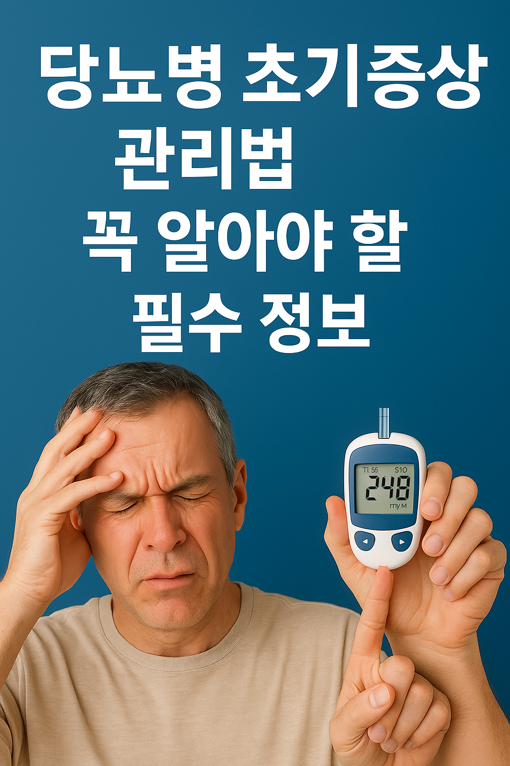 당뇨병 초기 증상과 관리법