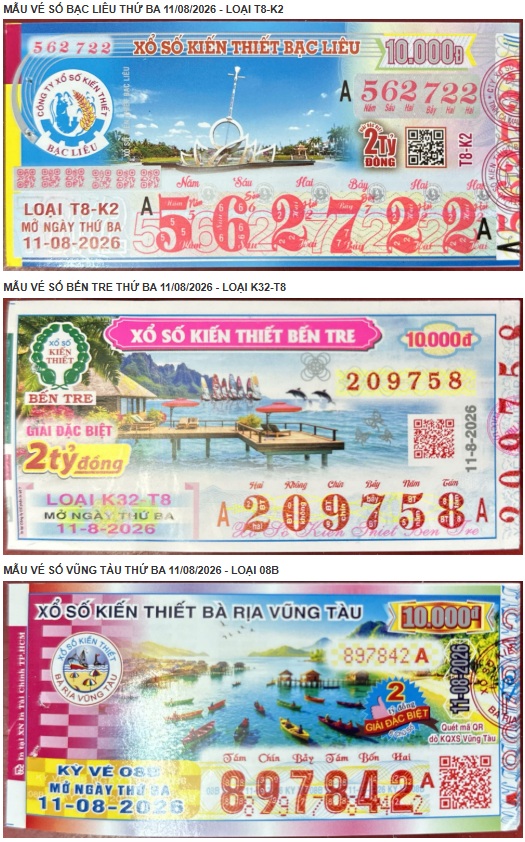 vé số miền nam thứ ba