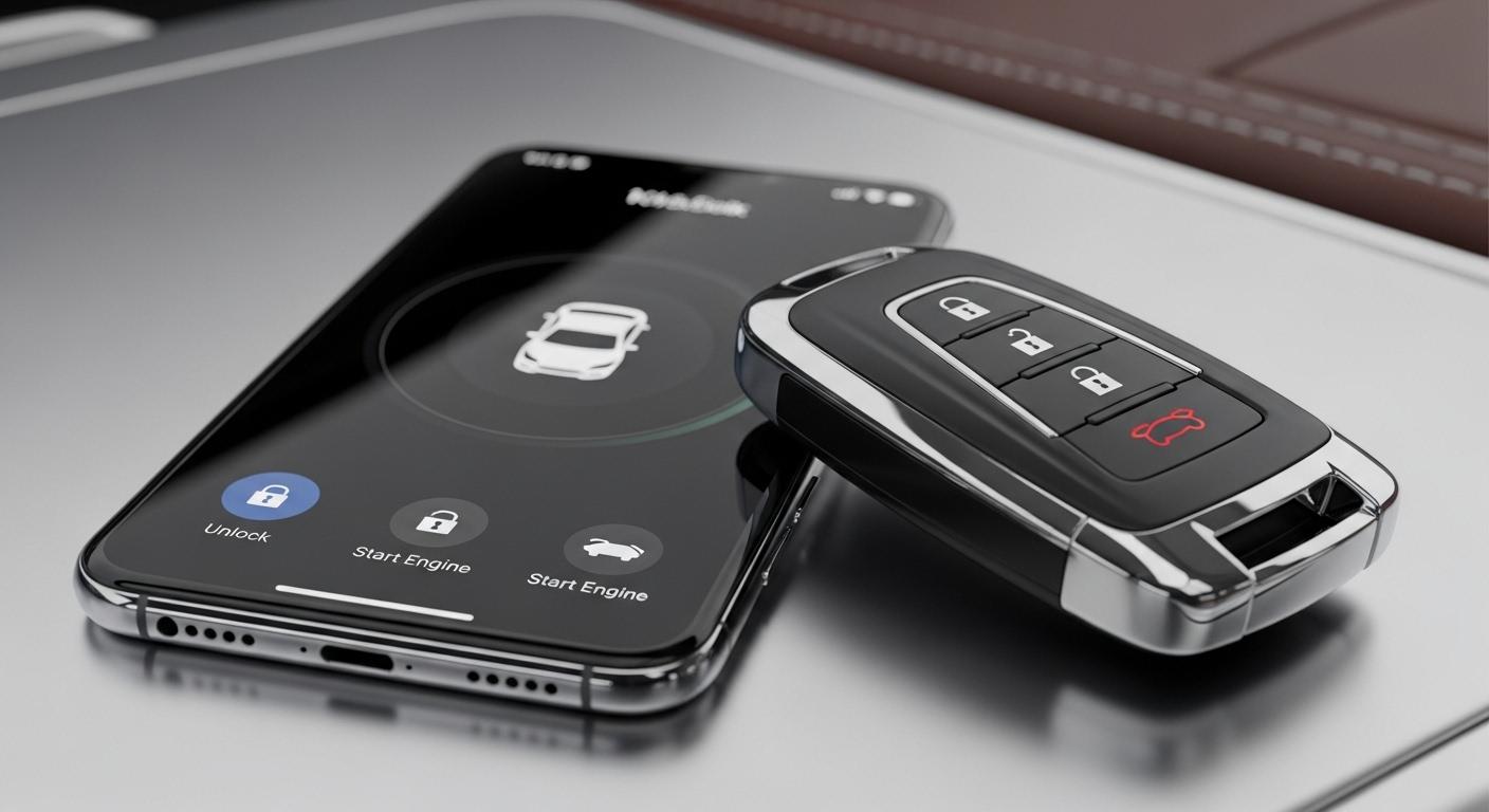 자동차 스마트키 스마트폰