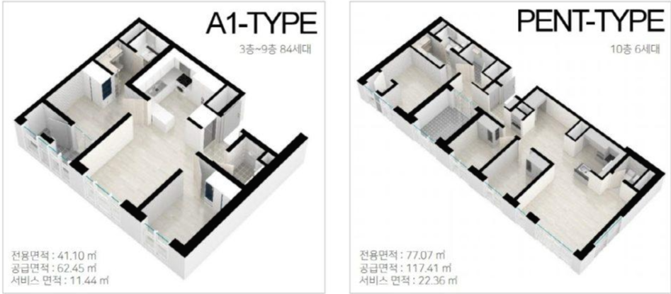 송도 아리스타 프라임 평면도