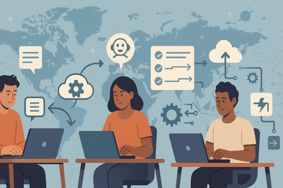 "해외 블로거들이 선호하는 자동화 기술 비교" 묘사 이미지