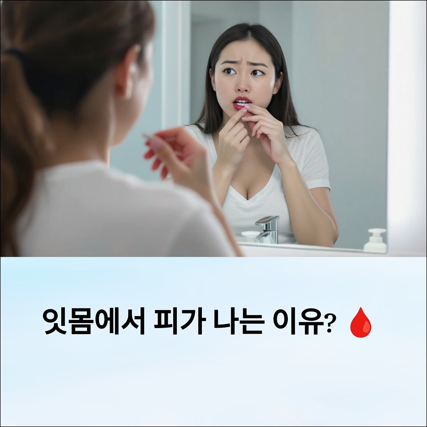 잇몸에서 피가 나는 이유