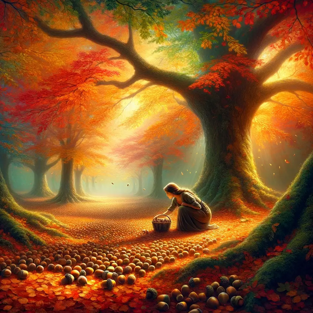 도토리 줍는 꿈 해몽 해석