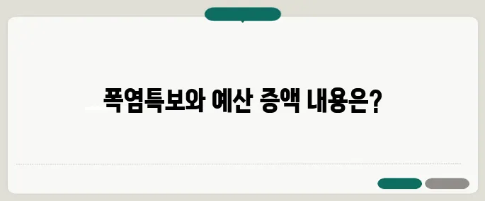 전국에 폭염특보가 발령되고, 냉방비 지원을 위한 예산이 1조 원 증액되었습니다.