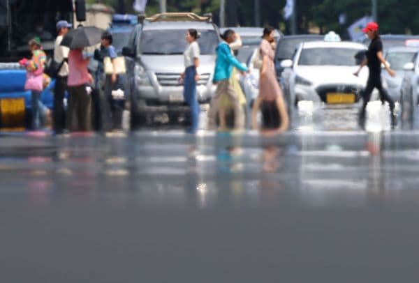 도시열섬 현상 완화를 위한 녹지수변 설계