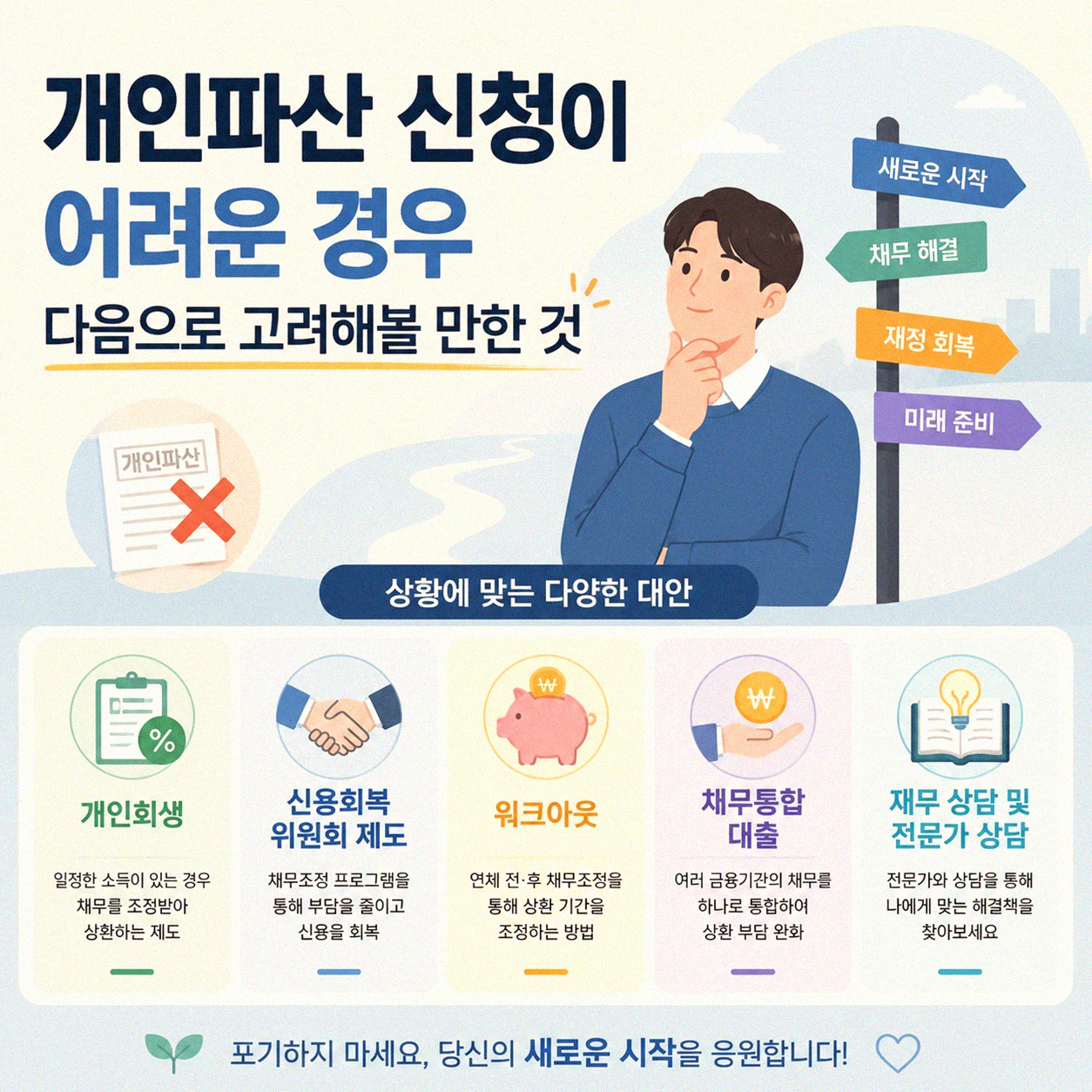 개인파산 안되면 개인회생은 가능한가요