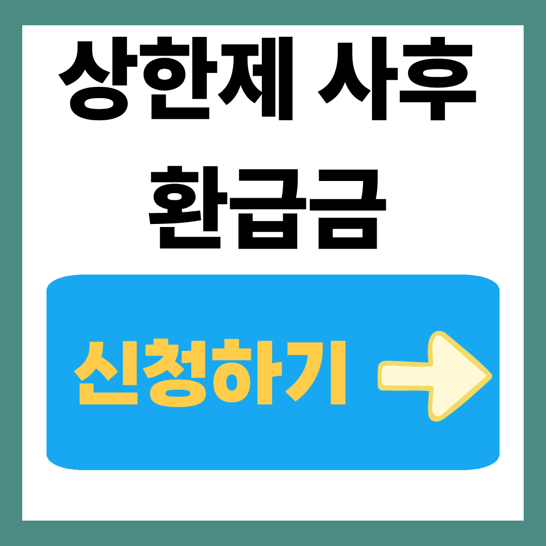 2025년 상한제사후환급금