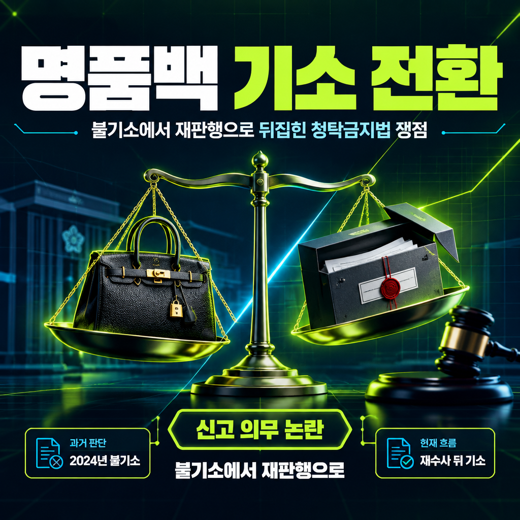 명품백 기소 전환