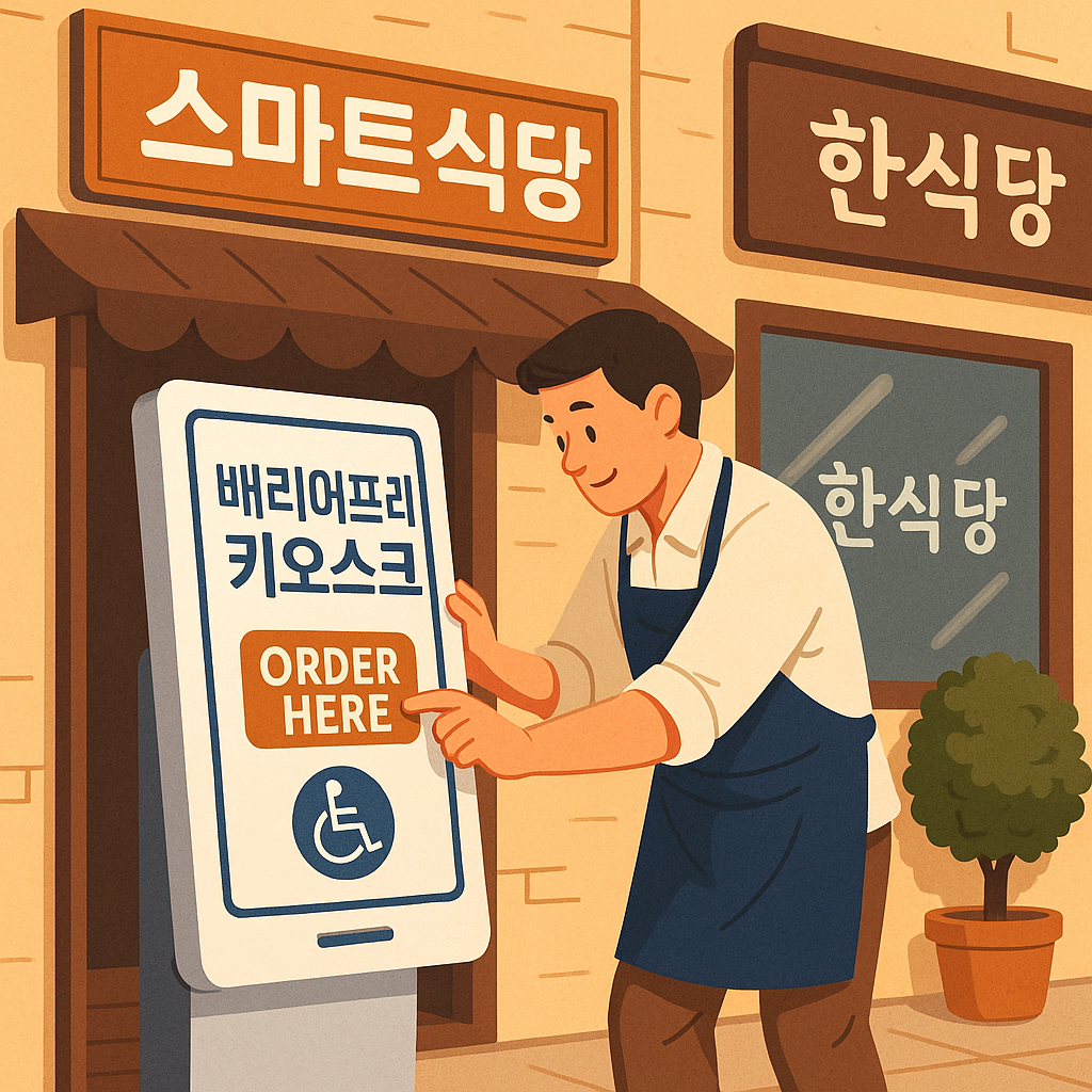 키오스크 관련 이미지