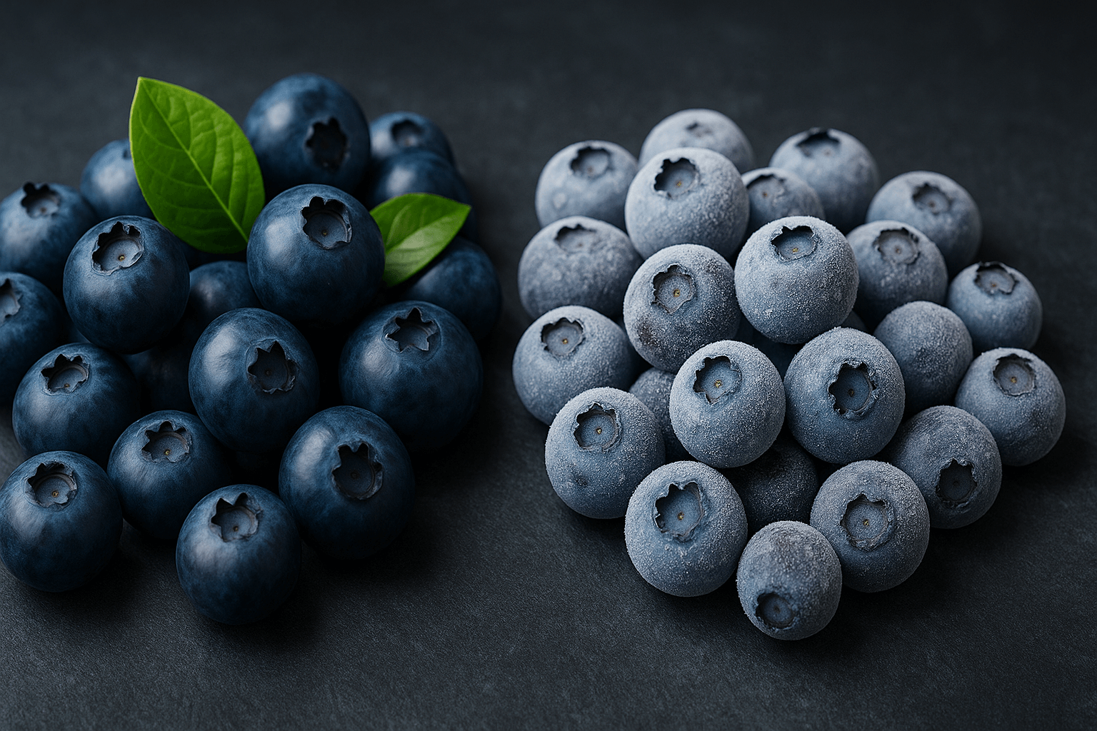 냉동에도 살아있는 블루베리의 힘, 생과 비교 완전 분석