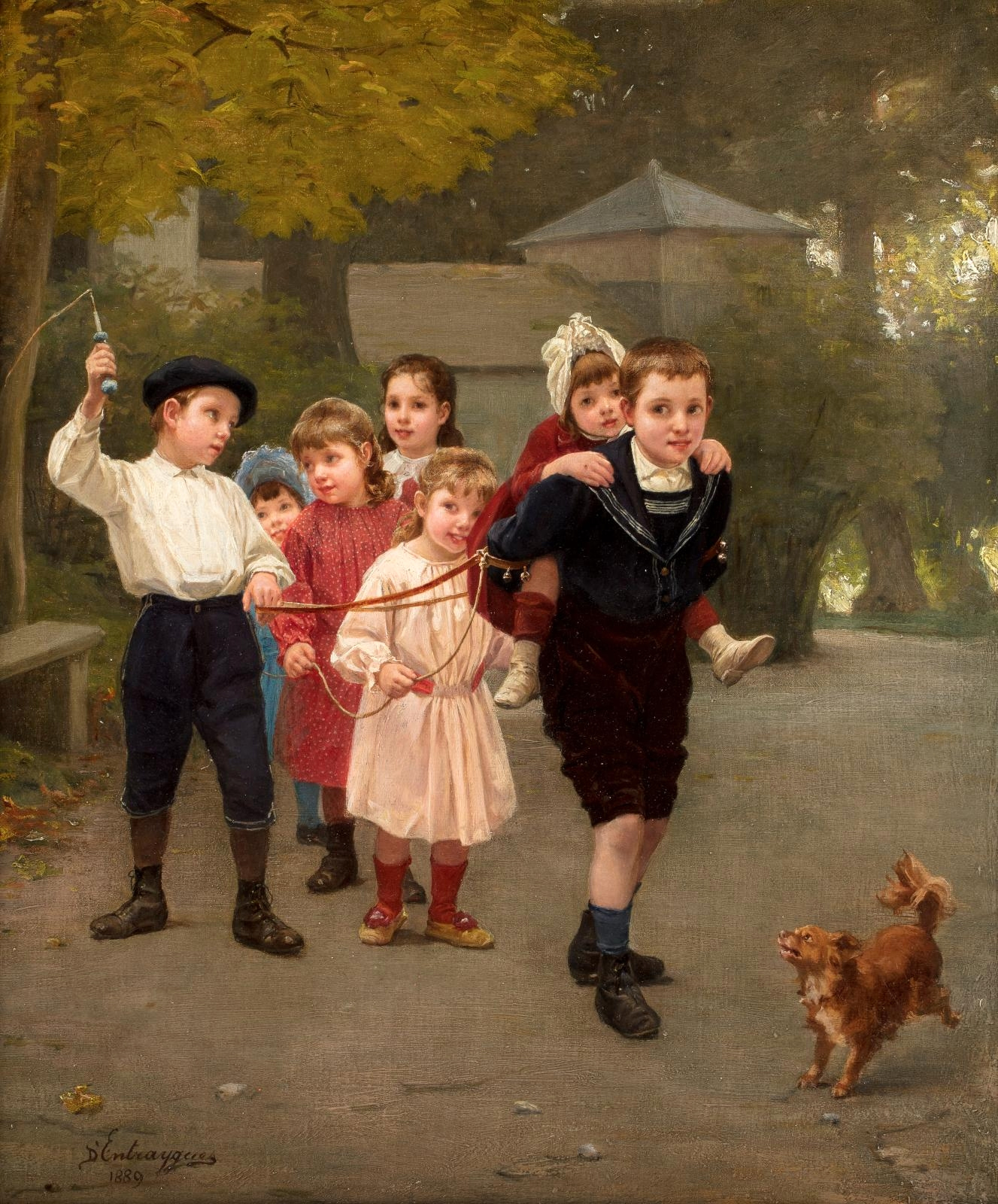 샤를 베르트랑 당트레그(Charles Bertrand d'Entraygues), 프랑스, 화가, 1850-1929