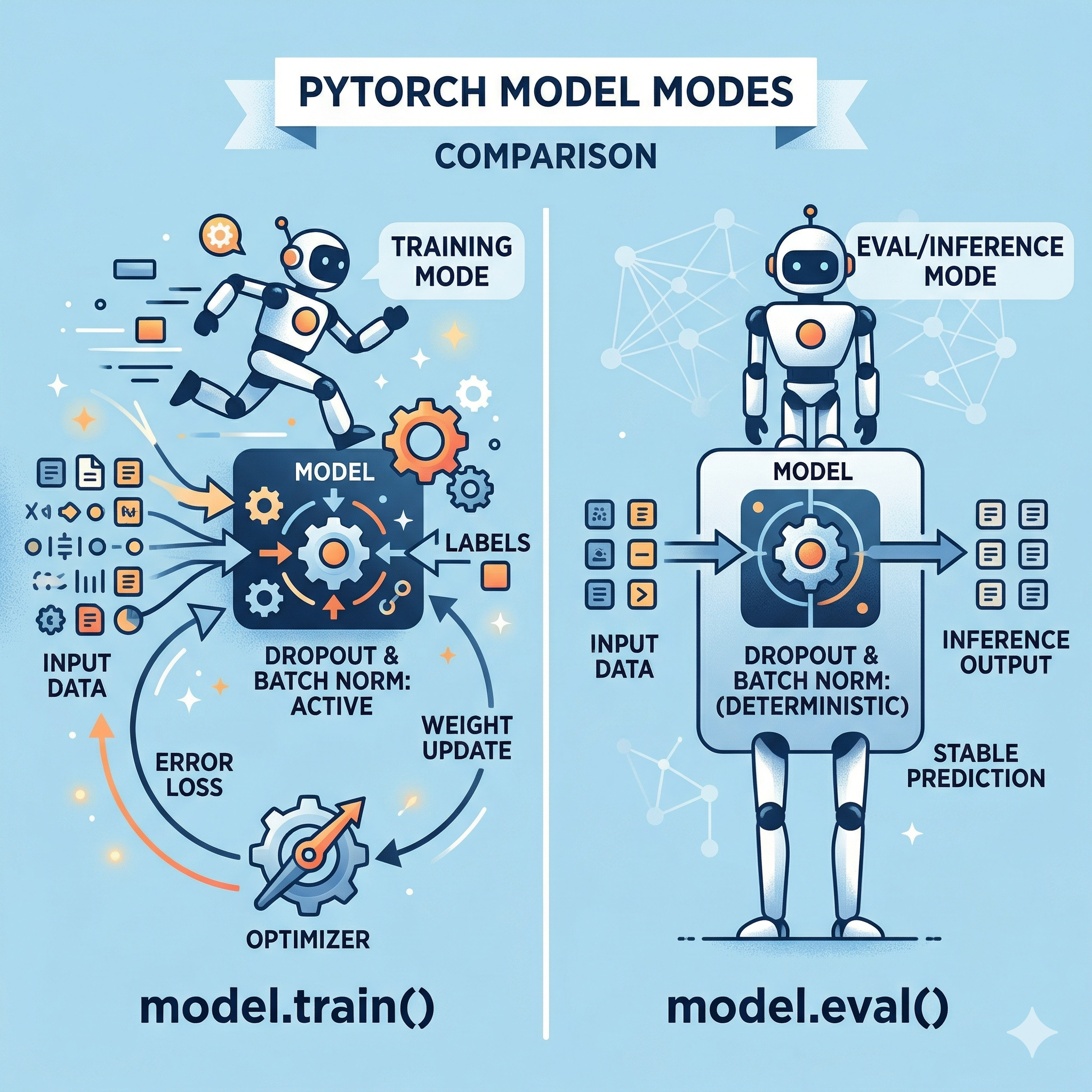 model.train()과 model.eval()의 결정적 차이