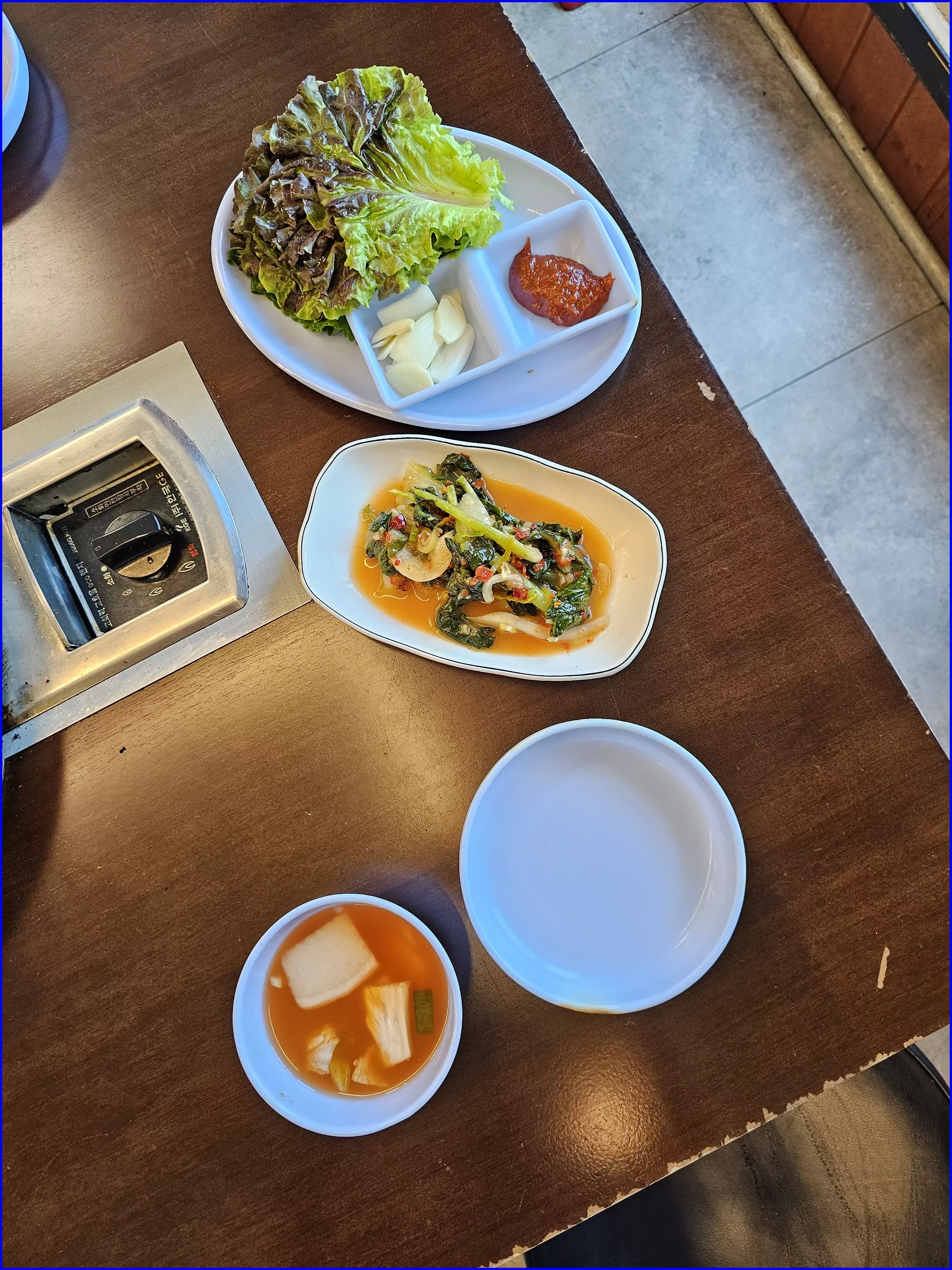 통나무집 닭갈비 메뉴