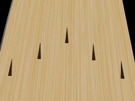 볼링 레인 스팟