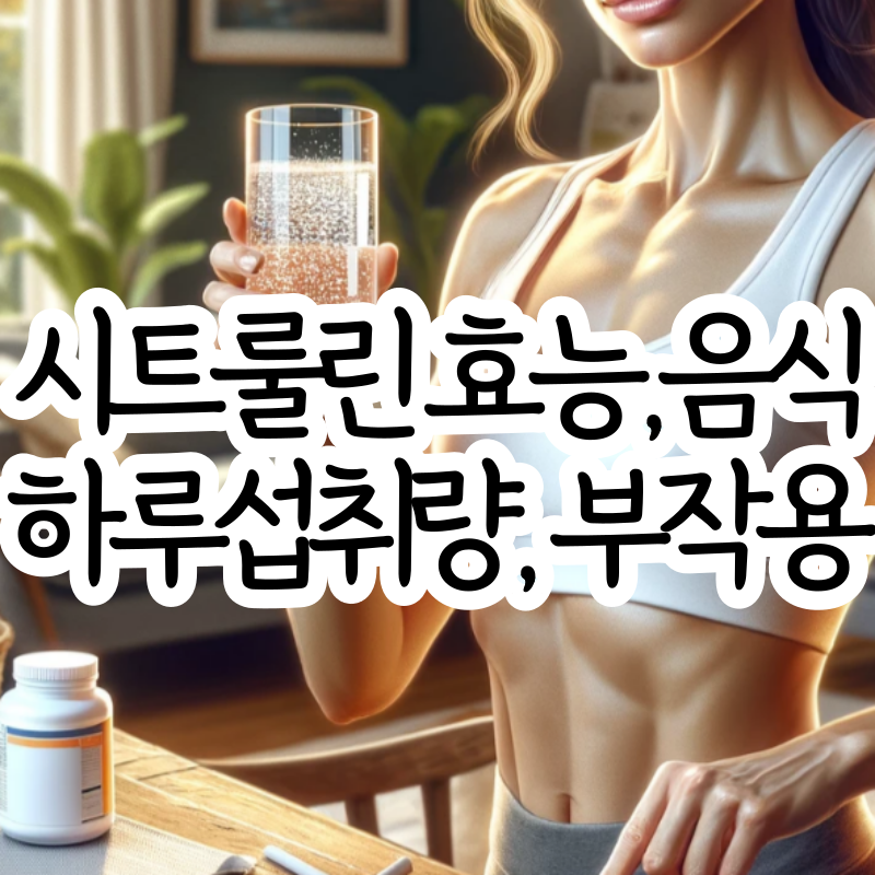 시트룰린 효능 부작용 아르기닌 시트룰린 관계 하루 섭취량 음식