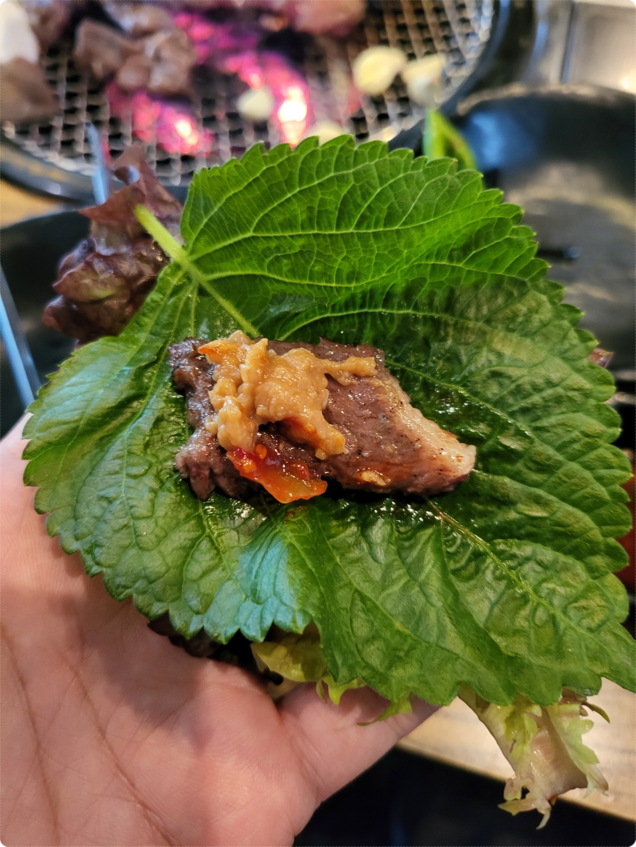 마지막으로 한쌈