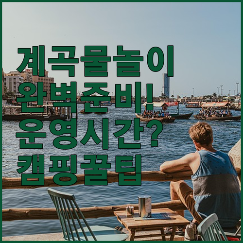 아이와 가기 좋은 휴양림 계곡 물놀이..
