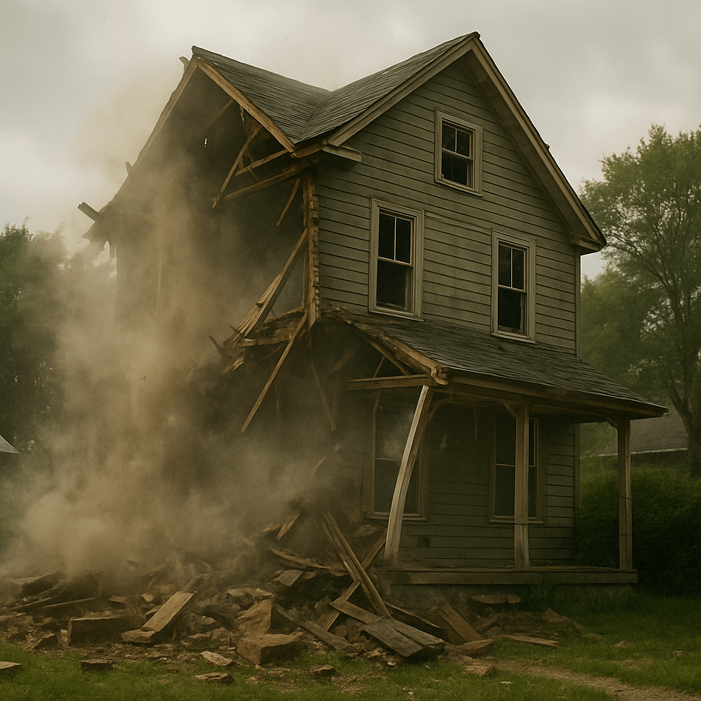 집 무너지는 꿈 해몽