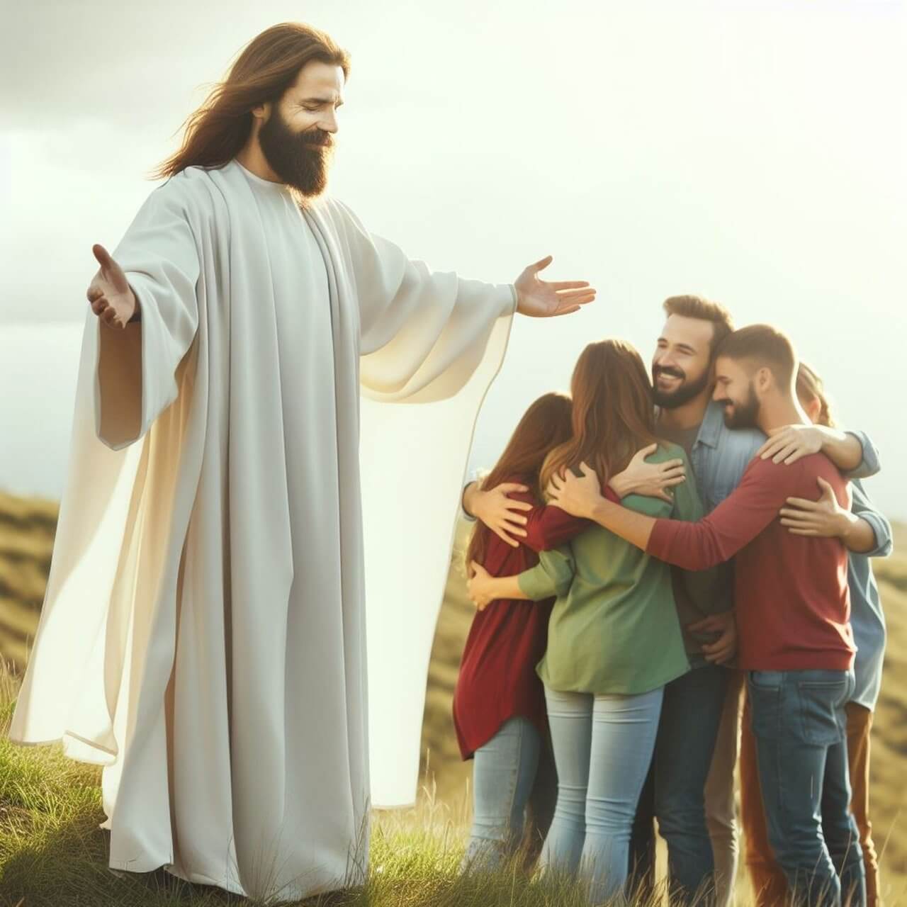 예수의 은총 아래 공동체를 이루는 젊은이들