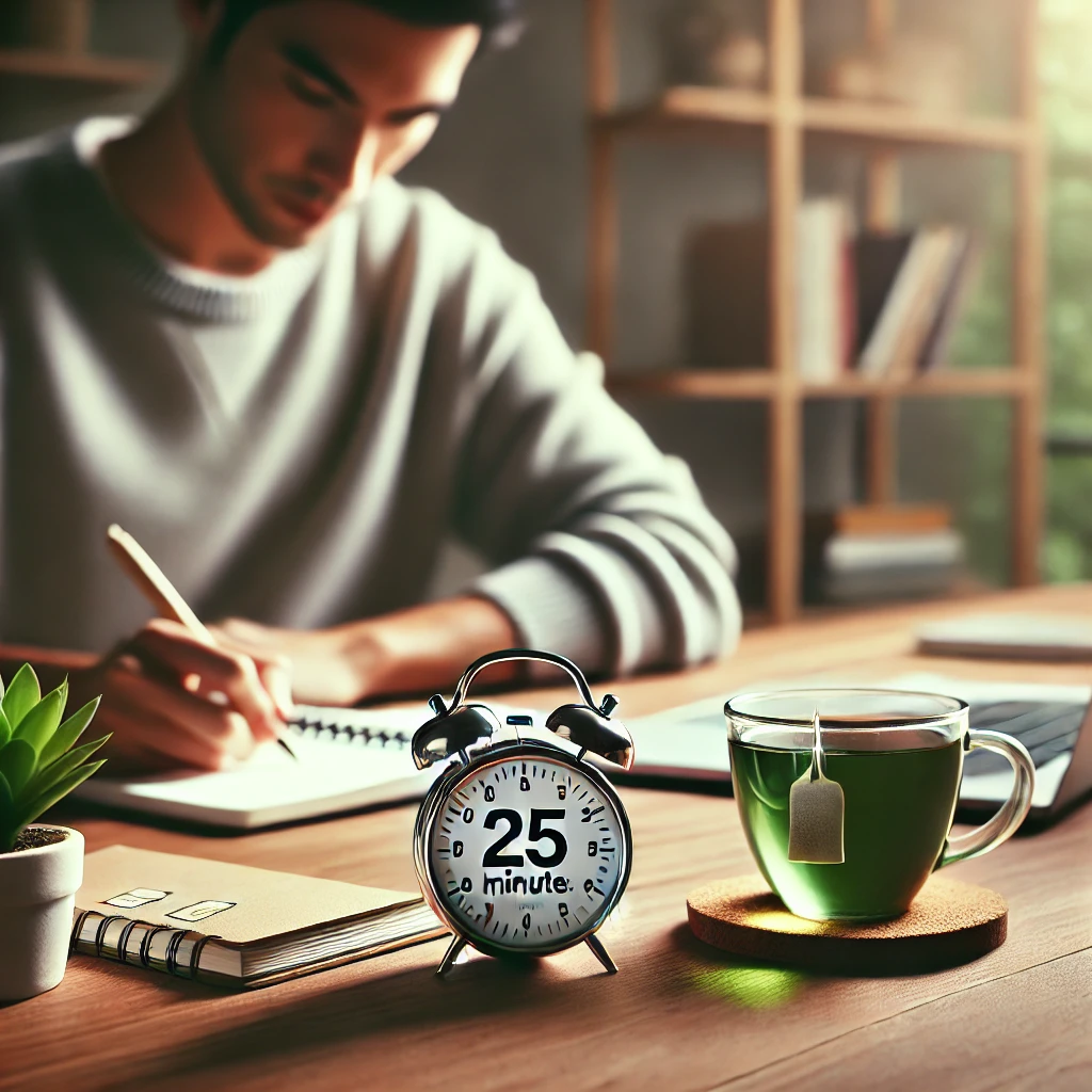 자리에 앉아 공부에 집중하는 모습