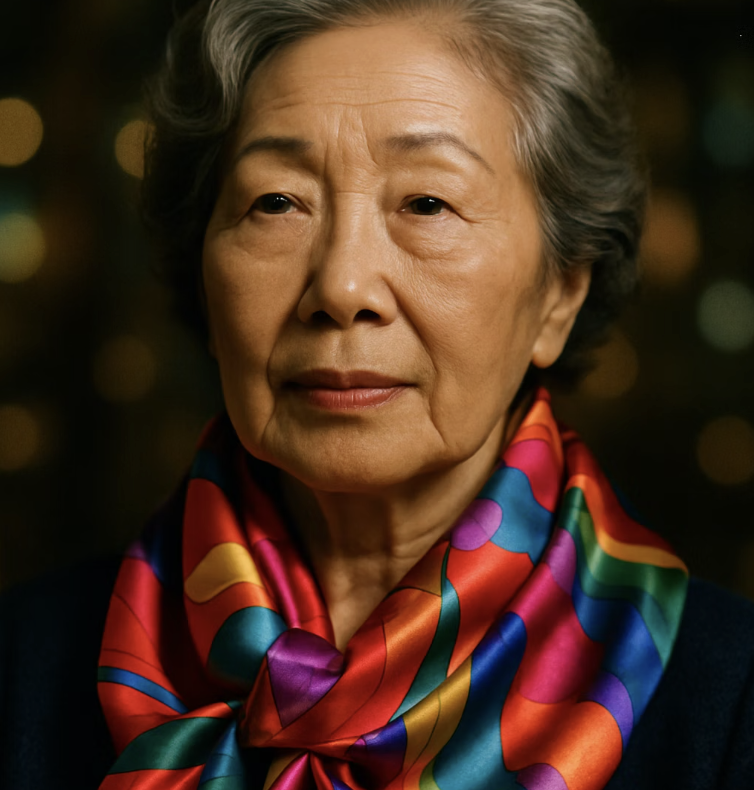 우아함을 선물하는 '고급 스카프'