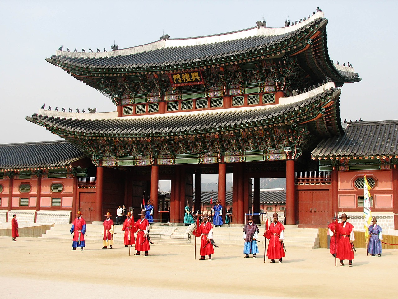 경복궁 근위병 교대식