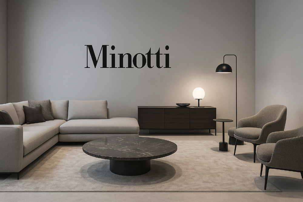 미노티 스타일로 꾸민 쇼룸 공간