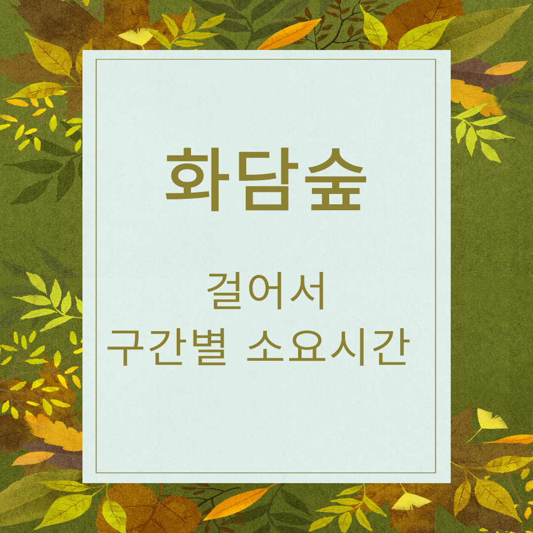 alt="화담숲 모노레일 안타면 힘들까 구간별 도보시간 비교 블로그스팟 썸네일"